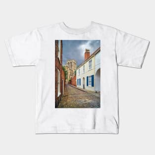 Chapter House Street and York Minster Kids T-Shirt